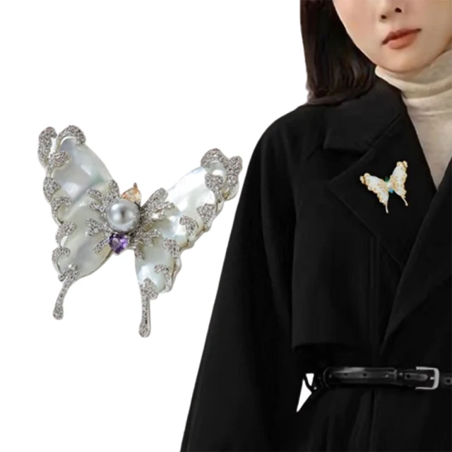 赫本珠寶 海洋貝母珍珠海星設計款水晶胸針好評推薦