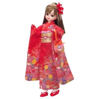 【TAKARA TOMY】Licca 莉卡娃娃 LD-30 和服莉卡 紅