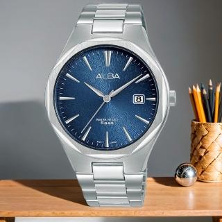【ALBA】雅柏 PRESTIGE 八角時尚手錶-40mm 禮物 送禮 推薦(AS9U57X1 VJ42-X370B)
