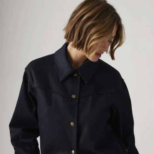 【LEVIS】女款 丹寧牛仔束口夾克 / 外套 熱賣單品 001FN-0000