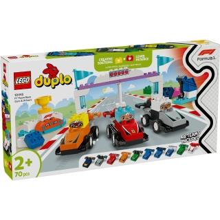 【LEGO 樂高】10445 得寶系列 - F1☆ 車隊賽車和賽車手(大顆粒)