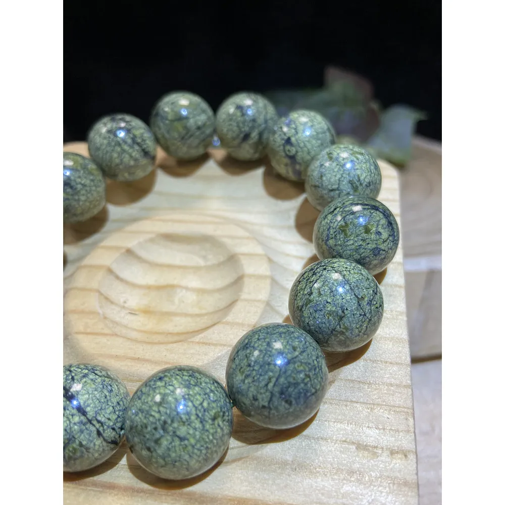 Cozy 世界水晶原礦與茶】藥王石保健帶磁性手珠17+mm+12-6(蓄元氣養精神