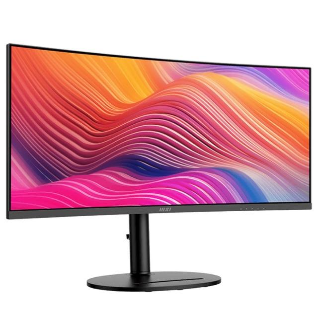 【MSI 微星】MD342CQP 34型 2K VA護眼曲面螢幕-黑(21:9/1500R/120Hz/喇叭/可調式支架)
