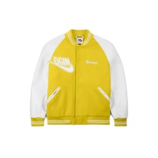 【NIKE 耐吉】NIGO x Nike AS NRG Varsity 棒球外套 檸檬黃 FV5671-735(聯名款)