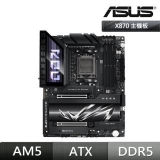 【ASUS 華碩】ROG CROSSHAIR X870E HERO 主機板+華碩 ROG Rapture GT-BE25000 電競路由器