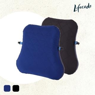 【LIFECODE】空氣感充氣護腰枕/趴睡枕-2色可選(含枕套)