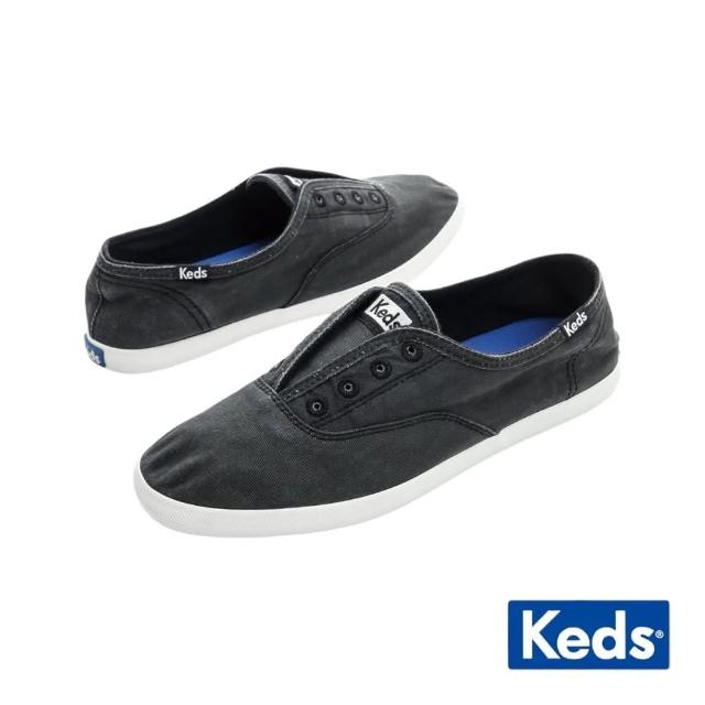 【Keds】CHILLAX 經典帆布休閒鞋-炭灰(9191W130033)