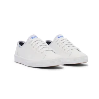 【Keds】CHAMPION KICKSTART 時尚皮革綁帶小白鞋(9191W132222 WH57559)