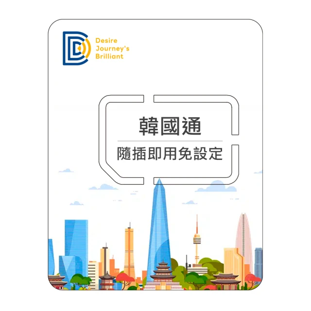 韓國上網 SIM卡 6天方案 每日2GB降速吃到飽 4G高速