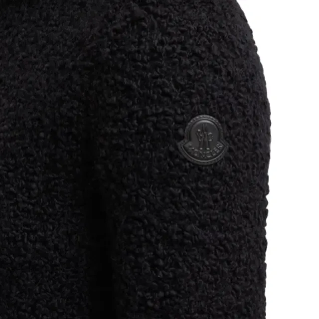 【MONCLER】女款 羊毛混紡長袖毛衣-黑色(S號、M號、L號)