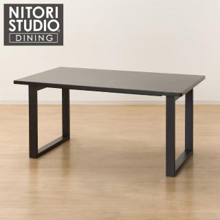 【NITORI 宜得利家居】◎陶板實木餐桌 N COLLECTION T-11U 150 BK/GY(陶板餐桌 陶板 實木餐桌)