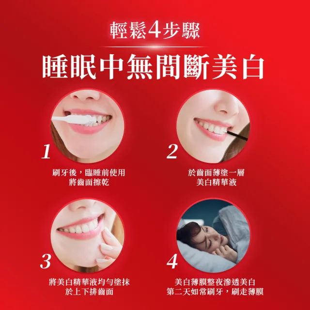 【Colgate 高露潔】OPTIC WHITE光感．白 3% 夜間牙齒美白精華2.5ml(牙齒美白筆/一周見效/亮白)