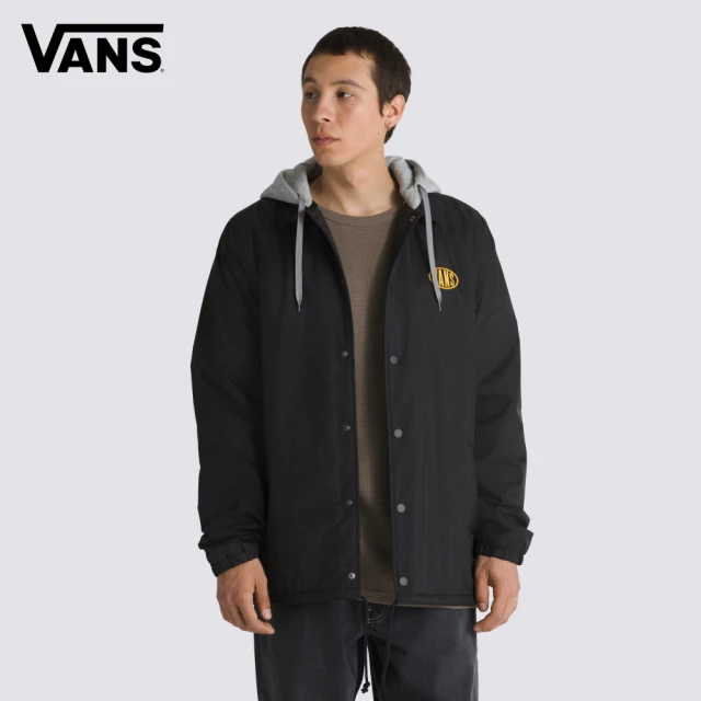 VANS Riley II 男女款黑色教練外套