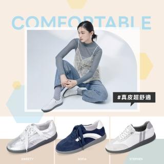 【Robinlo】真皮唯美蕾絲自訂款德訓鞋休閒鞋(多款任選)