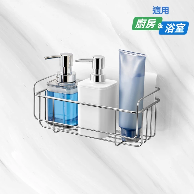 3M 無痕 高承重304不鏽鋼收納系列(多功能牙刷架) 推薦