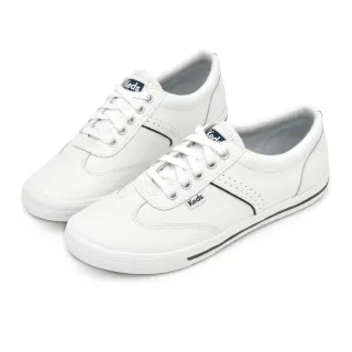 【Keds】COURTY CORE 經典皮革時髦個性風德訓鞋-白(9234W112229)
