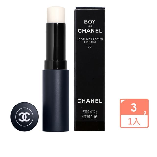 【CHANEL 香奈兒】BOY零油光護唇膏3g#001(國際航空版)
