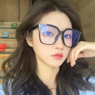【LEESA】方框眼鏡\素顏眼鏡\大鏡框\顯小臉\鏡框\韓系眼鏡\黑框眼鏡\素顏神器\高畫質眼鏡\無度數眼鏡