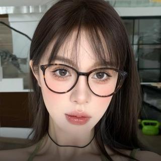 【LEESA】母親節禮物 素顏眼鏡\圓框眼鏡\網紅眼鏡\眼鏡\鏡框\眼鏡框\高值眼鏡\ins眼鏡\無度數眼鏡\黑框眼