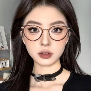【KT DADA】細框眼鏡 鏡框 眼鏡 貓眼眼鏡 素顏眼鏡 ins眼鏡 多邊形鏡框 無度數眼鏡 眼鏡框 顯小臉