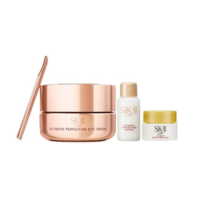 【SK-II】晶鑽極緻奢華再生眼霜15g+再生霜2.5g+再生精華10ml(專櫃公司貨)