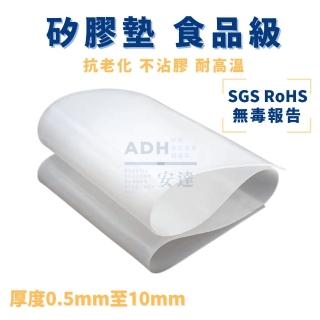 矽膠墊 食品級 0.5-5㎜ 10*100cm 耐溫200度 矽膠軟墊 矽膠耐熱墊(矽膠墊 耐熱墊 矽膠耐熱墊 矽膠板 防震墊)