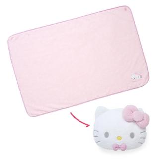 【SANRIO 三麗鷗】造型三用可收納毛毯 毛毯披風 Hello Kitty 凱蒂貓