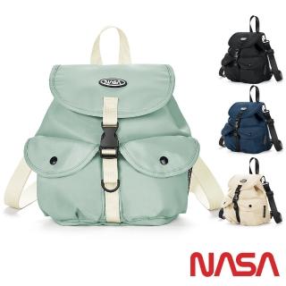 【NASA SPACE】買一送一。買包送潮流帽│美國太空旅人率性百搭三用後揹包-NA20007(4色任選)