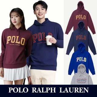 【RALPH LAUREN】RL POLO 經典刺繡文字小馬連帽T恤 上衣-多色組合(平輸品/保暖舒適)