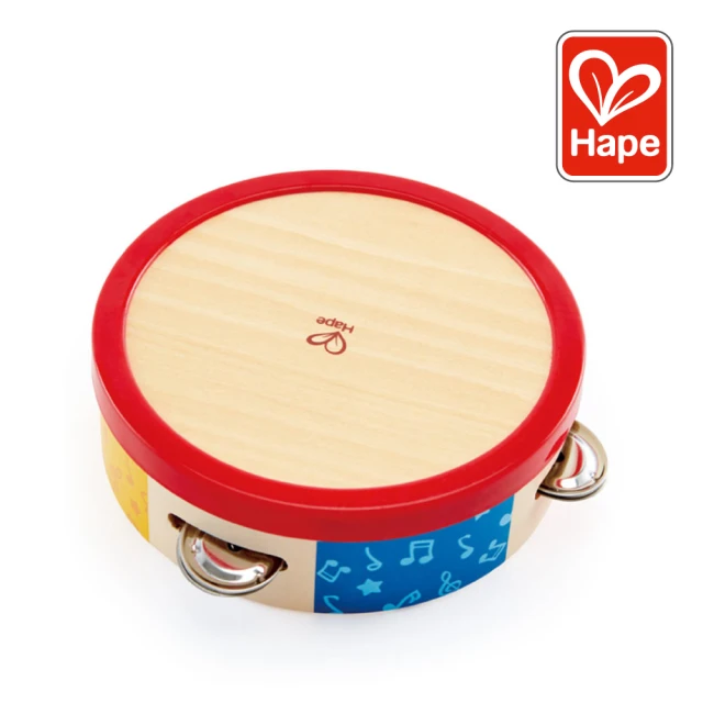 【德國Hape】律動鈴鼓(聲音玩具/益智遊戲/木製玩具/木頭玩具)