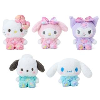 【SANRIO 三麗鷗】淡彩星月系列 棉柔寶寶造型絨毛娃娃 M