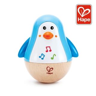 【德國Hape】音樂企鵝不倒翁(聲音玩具/娃娃遊戲/木製玩具/木頭玩具)