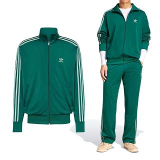 【adidas 愛迪達】Fbird TT 男款 綠色 運動 休閒 亞規 口袋 拉鍊 三葉草 立領 外套 JP2543