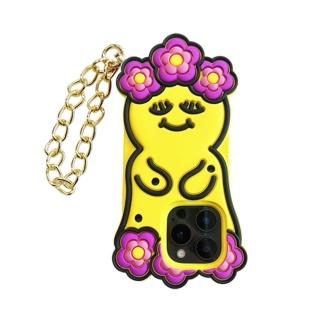 【Candies】iPhone 16 Pro 適用6.3吋 花花睡眠寶寶(黃)