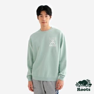【Roots】Roots中性-GF ATHLETIC REMIX 圓領上衣(淺綠色)