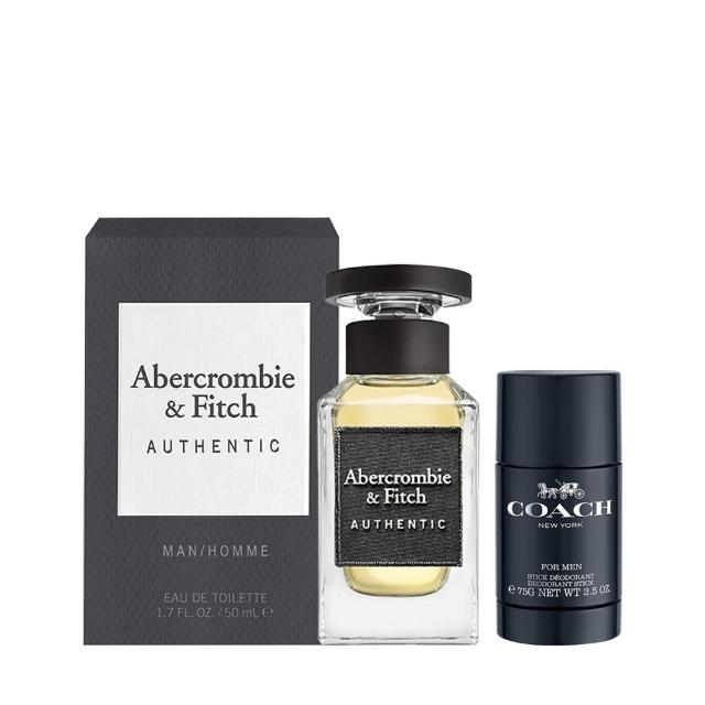 【Abercrombie & Fitch】真我男性淡香水50ml(贈隨機體香膏75g.專櫃公司貨)