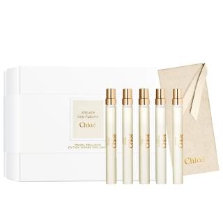 【Chloe’ 蔻依】仙境花園香氛禮盒 5x10ml(國際航空版.煙雨茉莉/淺吻含羞草/木蘭詩語/玫瑰/北國雪松)