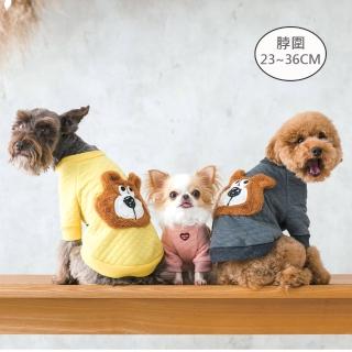 【日本BEACHE HOLIC】貼布熊薄鋪棉保暖衣 3色(秋冬寵物衣服 狗狗衣)