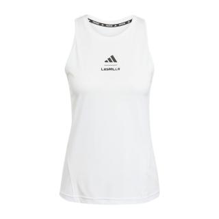 【adidas 愛迪達】W LM G TK 女 背心 運動背心 吸濕排汗 挖背 白(JM3687)