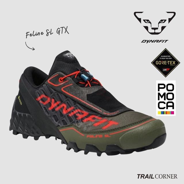 【DYNAFIT】Feline SL GTX 防水越野跑鞋 男 Winter Moss/Black Out(戶外防水越野鞋)
