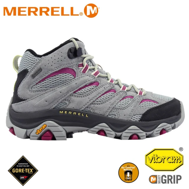 MERRELL 女 MOAB 3 MID GORE-TEX登山鞋《淺灰色》ML037206/健行鞋/健走(悠遊山水+)