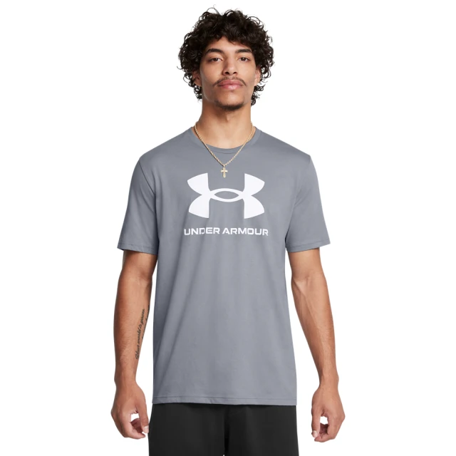 UNDER ARMOUR UA 男 SPORTSTYLE LOGO UPDATE 短袖T-Shirt_1382911-036(灰色)