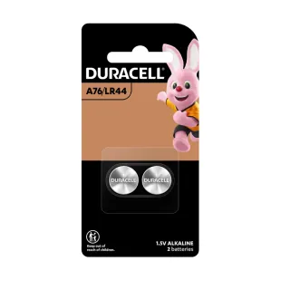 【DURACELL】金頂 鹼性電池-LR44 1.5伏特(2入裝)