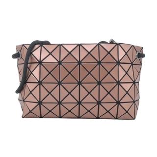 【ISSEY MIYAKE 三宅一生】BAOBAO 4x8 LOOP 金屬光兩用包(深咖啡)