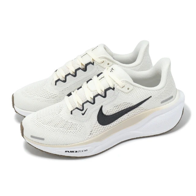 NIKE 耐吉NIKE 耐吉 慢跑鞋 Wmns Air Zoom Pegasus 41 女鞋 米白 黑 運動鞋 小飛馬 氣墊(FD2723-108)