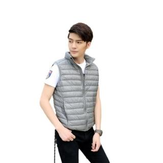 【巴黎精品】現貨+預購 真羽絨90%鴨絨輕羽絨背心羽絨衣夾克(保暖時尚短款修身馬甲男外套5色a1hd26)