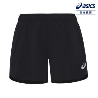 【asics 亞瑟士】4吋平織短褲 女款 KATAKANA 亞洲版型 跑步下著(2012D334-001)