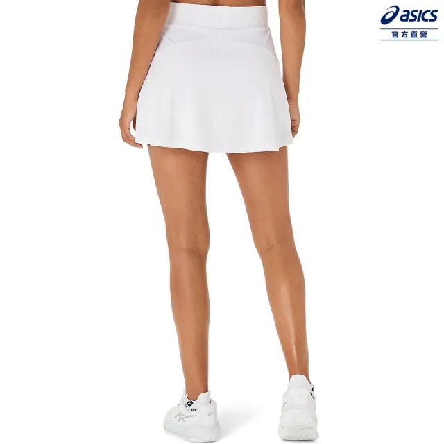 【asics 亞瑟士】網球裙 女款 海外版型 網球下著(2042A369-100)
