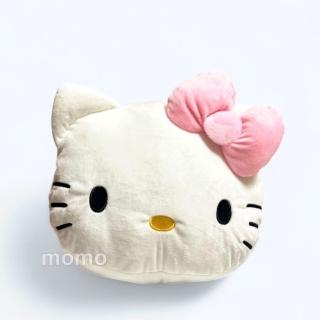 【SANRIO 三麗鷗】Hello Kitty-粉色蝴蝶結暖手抱枕
