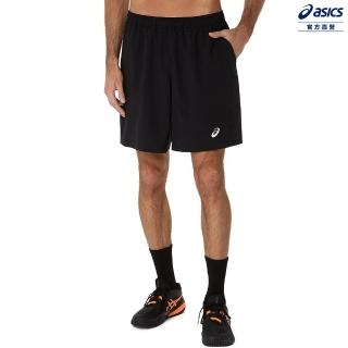 【asics 亞瑟士】9吋平織短褲 男款 海外版型 網球下著(2041A343-001)